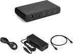 Amazon Basics Thunderbolt4/USB4 Docking Station, 3X Downstream TBT4 (Dual Display), 1xUSB A 3.1, Black, ‎4.76 x 2.84 x 0.86 inches