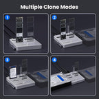 CR311 3-in-1 SSD Cloner, USB3.2 Gen2*2 M.2 Reader, Supports M.2 NVMe/SATA, SATA 2.5''/3.5'' HDD