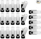 USB Flash Drive 512MB 50 Pack, Bulk USB 2.0 Thumb Drives Swivel Memory Stick Jump Drive Pen Drive,512MB 50 Pieces