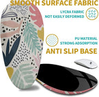 Hokafenle Ergonomic Mouse Pad Wrist Support with Stepped-Wedge Design, Wrist Rest Pain Relief Mousepad Filled with Memory Foam, Carpal Tunnel Mousepad for Wireless Mouse(12x8 inch, Tropical Plants)