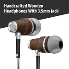 Symphonized Wired Earbuds with Microphone – 90% Noise Cancelling Ear buds with Mic, in Ear Headphones Wire for Computer & Phone, Earphones 3.5 mm Jack
