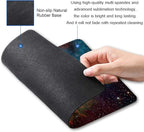 Mouse Pad, Blue Galaxy Mouse Pad, Space Mouse Pad, Gaming Mouse Mat, Square Waterproof Mouse Pad Non-Slip Rubber Base MousePads for Office Home Laptop Travel, 9.5"x7.9"x0.12" Inch