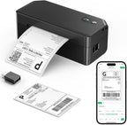 SVANTTO Y42BT Bluetooth Thermal Label Printer, 4x6 Shipping Label Printer for Small Business, Compatible with iOS, Android, Windows, Mac, Amazon, Ebay, Shopify, USPS, UPS, Etsy, Black