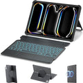Nillkin for iPad Air/Pro 13 Inch Case with Detachable Keyboard, Slim Magnetic Rugged Keyboard Case for iPad Air 13 M3/M2 and iPad Pro 13 (7th Gen) M4 with Stand Backlit Multi-Touch Trackpad, Black