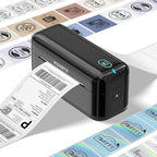 MUNBYN Bluetooth Thermal Label Printer RealWriter RW402B, 4x6 Shipping Label Printer for Small Business, Compatible with Android, iPhone and Windows, Mac, Chromebook, Ebay, USPS, FedEx, Shopify