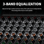 Depusheng MX12 12 Channel Sound Mixer Audio Mixing Console 48V 256DSP Professional USB PC Play Record Podcast Live Broadcast (US MX12)
