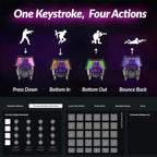 Keychron Q3 HE Wireless Custom Mechanical Keyboard, 2.4 GHz/Bluetooth/Wired QMK Rapid Trigger 80% TKL Hot-Swappable Programmable RGB Gateron Double-Rail Magnetic Switches for Mac Windows, Shell White