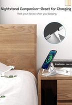 Cell Phone Stand for Desk, Desktop Phone Holder, Aluminum Mobile Phone Stand for iPhone 15 14 13 12 pro Mini 11 X Xr Xs max 8 7 6 6s Plus Samsung Galaxy S21 Ultra All Smart Phones,Silver