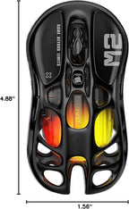 GravaStar Mercury M2 Wireless Gaming Mouse with 26,000 DPI, PAW3395DM Sensor -79g Lightweight Hollowed-Out Design -5 Programmable Buttons -5 Dynamic Lightsync RGB