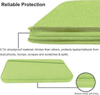 Laptop Case 15.6 inch, Slim Computer Carrying Bag Protective Cover Briefcase with Front Pocket, Durable Laptop Cover for 15-16 Inch HP, Dell, Lenovo, Asus, Notebook, Light Green