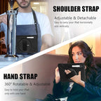BRAECN for Galaxy Tab S6 Case,[Support S Pen Wireless Charging] Heavy Duty Shockproof Case with Pen Holder,Hand Strap,Shoulder Strap,Kickstand for Galaxy Tab S6 10.5 2019 SM-T860/T865/T867-Black