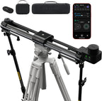 Zeapon Micro 3 E1000 Double Distance Motorized Camera Slider,42''/107cm Travel Distance,DSLR Slider with Carrying case, Motor Quick Switching, 10-26Lbs Payload and Adjustable Sliding Damping Design