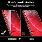 UNBREAKcable Screen Protector for iPhone XR / iPhone 11 [3-Pack], 9H Hardness Tempered Glass for iPhone XR / 11, Case Friendly, 2.5D Round Edge, Anti-Bubbles, Easy Install Tool (Not Whole Screen).