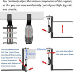 Hikig Desk Mount for Joystick and HOTAS - Compatible With Logitech X52/X52 Pro/X56/X56 Rhino, Thrustmaster T. Flight/T.16000M FCS/TCA Officer Pack Airbus Edition, VKB - 2 Pack