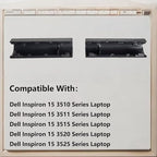 Replacement Left & Right Hinges Cap for Dell Inspiron 15 3510 3511 3515 3520 3525 3530,New Inspiron 15 3511 3520 3530 Series Laptop Shaft Cover 4VWKD 04VWKD 76CF6 076CF6