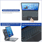 Keyboard Case with Stylus Pen for ipad Air 11-inch (M3 2025,M2 2024)iPad Pro11 in(1st/2nd/3rd/4th Generation) Magic-Style Magnetic Keyboard Case,Multi-Touch Trackpad 10.9” iPad Air 4th/5th Gen.(black)