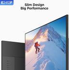 KOORUI 24-inch Computer Monitor Full HD 1920 x 1080p 100Hz VA Display 3000:1 Contrast Ratio with HDMI VGA, Three-Sided Slim Bezels, Freesync, 100 x 100 mm VESA Mountable, Ergonomic Tilt, Black