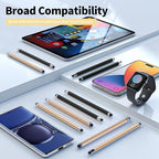 10 PCS Stylus,Stylus Pen for Touchscreen,Stylus 2-in-1 High Sensitivity & Precision Suitable for All Touch Screens of iPhone/ipad/Android Tablets(10 Stylus Pen Gold/Black + 20 Tips)