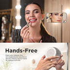 Magnetic Suction Cup Phone Mount for MagSafe Case, Silicone Hands-Free Grip Holder for iPhone and Android, Mirror Shower Phone Stand for Makeup FaceTime Gym Kitchen Bathroom, Stone