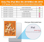 BRAECN iPad mini 5 Case,iPad mini 4 Case, Heavy Duty Shockproof Protective Rugged Case with Pencil Holder,Hand Strap,Kickstand, Shoulder Strap for iPad mini 5th/4th Generation 7.9 Inch for Kids