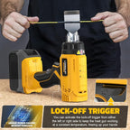 LIVOWALNY Heat Gun Compatible with Dewalt 20v Battery:350W Cordless Battery Powered Heat Gun 122℉~1022℉-Variable Temperature Control Heat Shrink Gun w/LED Digital Display for Shrink Tubing, Vinyl Wrap