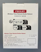 PHOLSY Wireless Timer Remote Control with Intervalometer HDR for Sony a1, a9, 9M2, a7M4, a7M3, a7RM2, a7RM3, a7RM4, a3500, a6600, a6500, a6400, a6100, RX100M4, RX100M6, RX100M7, RX10M4, HX99, a68