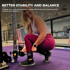 Ankle Straps for Cable Machines Women - Adjustable Gym Ankle Strap for Cable Machine, Neoprene Padded Cable Straps, Durable Leg Strap with Cable Cuff, Glute Kickback Ankle Strap with D Rings