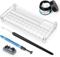 YIMAGUJRX RUNJRX 36 Switches Acrylic Lube Station for Keyboard Switch,GPL 205G0 0.53oz/15g, Switch Opener for MX Cherry Akko Panda Kailh Switch Tester,Switch Lube Kit for Gaming Keyboard