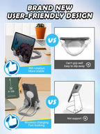Dad Gifts for Fathers Day from Daughter Son Cell Phone Stand: Upgrade Adjustable Thumbs Up Lazy Phone Holder for Desk Fun Birthday Gifts for Grandma Teens Girls Boys Adults Husband from Wife