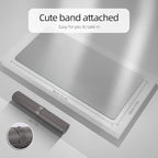 YSAGi Desk Mat, Mouse Pad,Waterproof Desk Pad,Large Mouse pad for Desk, Leather Desk Pad Large for Keyboard and Mouse,Dual-Sided Mouse Mat for Office and Home (Dark Grey, 35.4" x 17")