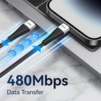 Extra Long USB C to USB C Cable 15FT 2Pack 100W, USB C Charger Cable Fast Charging Cord Braided, Type C Cable for iPhone 16 15/15Plus/15Pro/Max, MacBook Pro/Air, iPad Pro/Air/Mini,Samsung,Pixel,Laptop