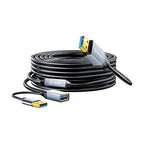 USB Extension Cable USB 3.0 Extension Cord Type A Male to Female Cord Nylon Braided High Data Transfer Compatible with USB Keyboard, Mouse, Flash Drive(50ft)