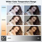 Pixel P45 RGB Photography Lighting Kit, 50W Professional LED Studio Lights, 2600k~10000k Dimmable Photo Lights for Filming Camera Video Recording Stage Shooting Streaming YouTube TikTok