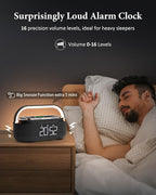 COLSUR Bluetooth Speaker with Wireless Charger, FM Radio, Dimmable LED Night Light, Stereo Sound Dual Wireless Speakers, 2500mAh Portable Speaker for Home Decoration, Bedroom, Office, Gift