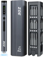 ZOE Electric Screwdriver, Mini Precision Screwdriver Set Cordless Screw driver Kit Small Power Magnetic Storage Bits, Settings Repair Tool Kit for Electronics Laptop Phone Camera Glasses Watch
