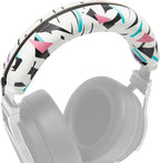 WC BandZ Virtuoso V2 - Silicone Headband Cover for Corsair Virtuoso Headphones by Wicked Cushions | Machine Washable, No More Flaking Leather | for Virtuoso Wireless, XT, and SE | 90's White