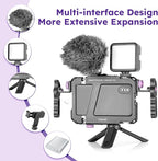 Universal Smartphone Filmmaking Stabilizer, Phone Cage for Vlogging and Videography, Compatible with Most Smartphones