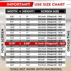 14 Inch 16:9 Laptop Privacy Screen Filter - Privacy Shield and Anti-Glare Protector