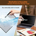 Removable Privacy Screen for MacBook Air 15 Inch (2023-2025, M2, M3, M4), Reduce Eye Strain Laptop Privacy Filter Shield and Protector for Mac 15.3'' (Model A2941 A3114 A3241)