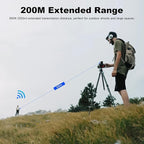 GODOX 【2025 Latest Model】 Virso S M2 Wireless Lavalier Microphone System, Mic Kit for Sony Camera with Sony Hot Shoe,2.4GHz Dual Channel Screen Rotation Noise Cancelling for Interview,Beginners