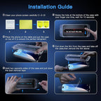 Uyiton Compatible with iPhone 16 Pro Max Screen Protector (Anti-Blue Light) - Shatterproof Full Coverage [Case Friendly] 9H Tempered Glass Screen Protector for iPhone 16 Pro Max, 2 Pack