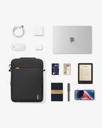 tomtoc 360 Protective Laptop Sleeve Designed for 14-inch MacBook Pro M4/M3/M2/M1 Pro/Max, 13.8'' 2024 Surface Laptop AI PC, Water-Resistant Well-Organized Accessory Sleeve Case with Handle