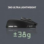 Pulsar Gaming Gears LAB X2F Wireless Fingertip Gaming Mouse, Ultra Lightweight 1.34 oz (38 g), HUANO Blue Pink Dot Switches, 32,000 DPI, 750 IPS, XS-1 Sensor, 8K Compatible (Black)