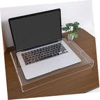 DOITOOL Clear Acrylic Keyboard Cover Protector, 15.6 in Laptop Keyboard Cover Mechanical Laptop Protector Cats from Touching Keyboard,15.7x10.4x1.6in