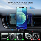 Car Phone Holder Vent [ Metal Clip] Phone Holders for Your Car Hands Free Universal Air Vent Cell Phone Car Mount Fit for iPhone Android All Smartphone Automobile Cradles