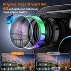 Hoerrye [3+1] for phone 15 Pro Max/phone 15 Pro Camera Lens Protector, [Keep Lens Original Design] [Truly Shatterproof] 9H Tempered Glass Camera Cover Screen Protector Accessories,Colorful 2 Pack
