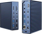 ACASIS 40Gbps Docking Station - 21 Ports,MacBook Pro Docking Station Dual Monitor, 8K60Hz HDMI, 2.5 GbE Ethernet, SD/TF 4.0, 10Gbps 7*USB C/A, 3.5mm Audio, 40Gbps Dock for Mac/Dell/HP/Lenovo/ThinkPad