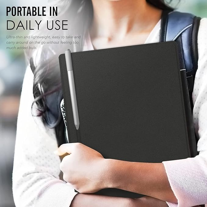 MoKo Type Cover Compatible with Microsoft Surface Pro 7 Plus 2021/ Pro 7 / Pro 6 / Pro 5 / Pro 4 /Pro 3, Lightweight Wireless Replacement Keyboard with Trackpad & Built-in Rechargeable Battery, Gray