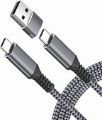 Elebase USB Type C to C 100W Cable 10FT with USB Adapter,Fast Charging PD Charger Cord for iPhone 16 15 Pro Max Plus,Samsung Galaxy S23 S25 S24,Car Play,MacBook Mac,iPad 10,Z Flip Fold 5,Ultra,A53 A54