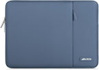 MOSISO Laptop Case 13 inch, 13 inch Laptop Sleeve Compatible with MacBook Air M4 M3 M2 M1 2025-2018 / Pro M2 M1 2025-2016, Polyester Vertical Computer Sleeve Bag with Pocket, Steel Blue